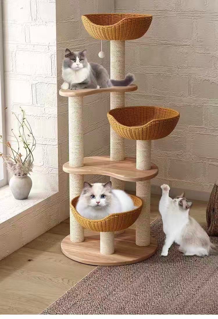 Solid wood cat tree - Image 3