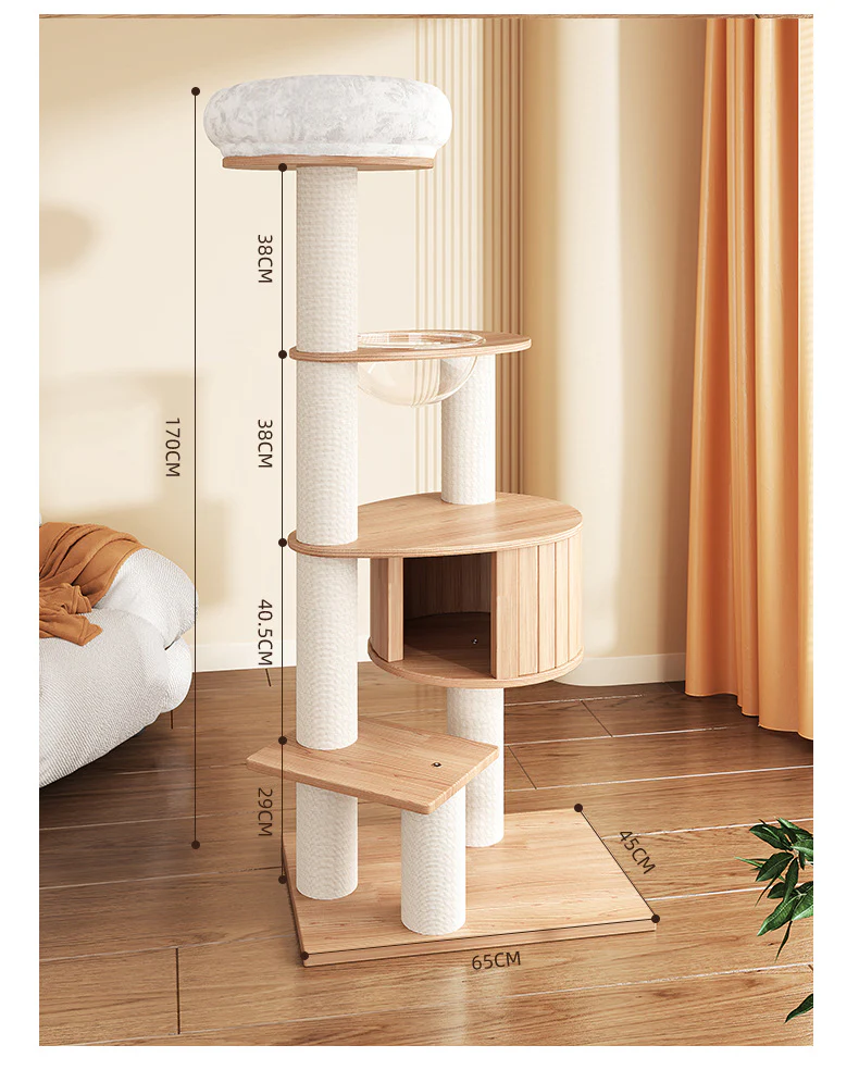 Solid wood cat tree - Image 2