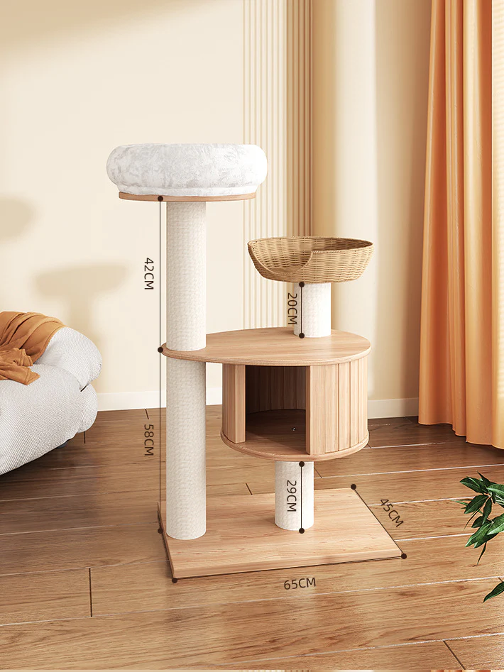 Solid wood cat tree - Image 2