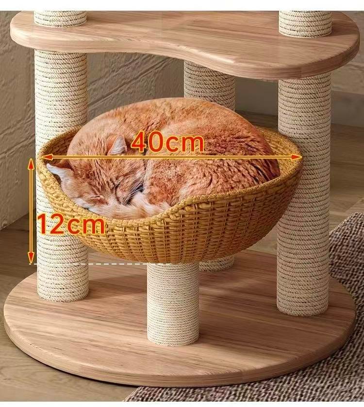 Solid wood cat tree - Image 5