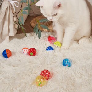plastic ball cat toy